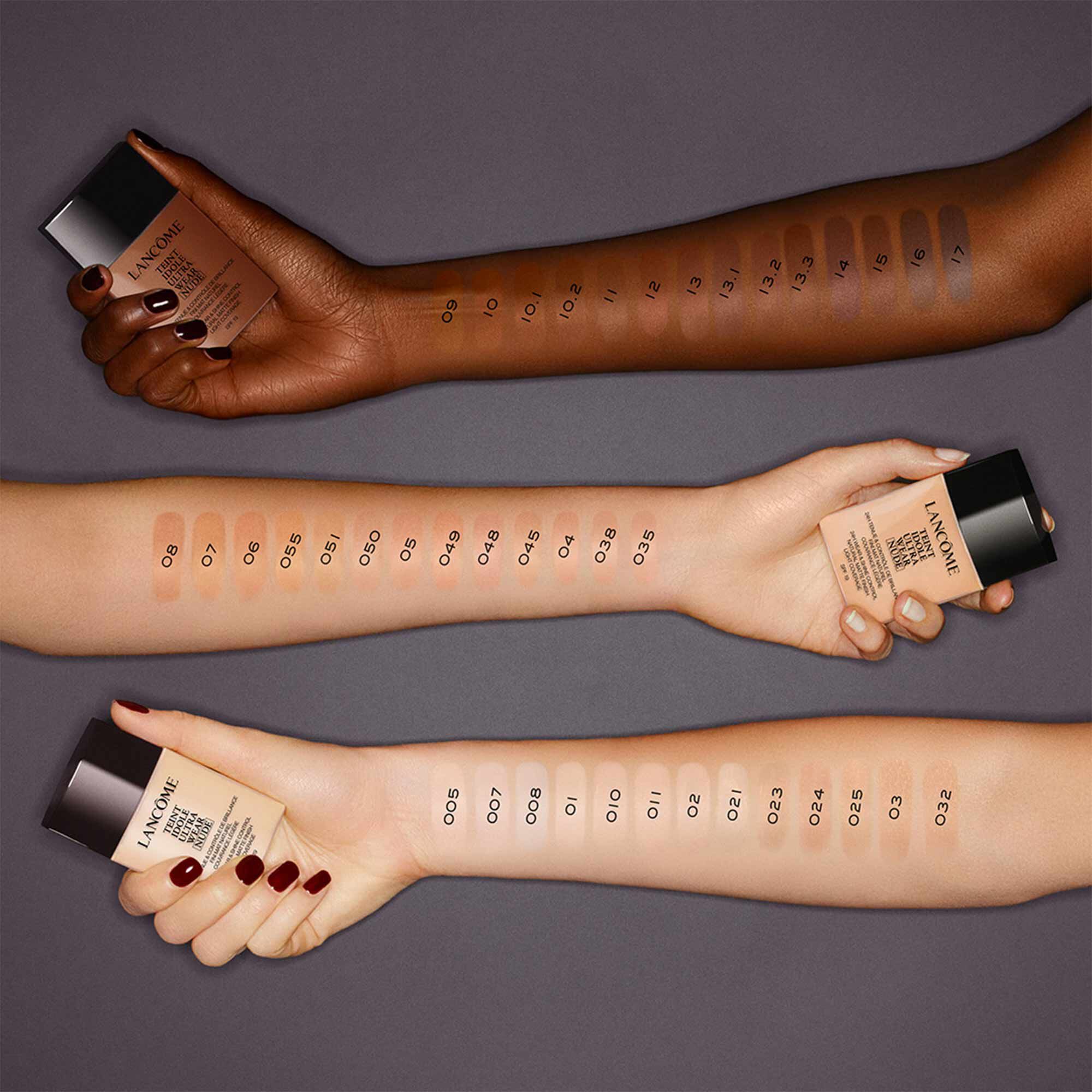 Teint Idole Ultra Wear Nude Se Decline En 40 Teintes A La Couvrance Legere Pour Tous Les Types De Peau