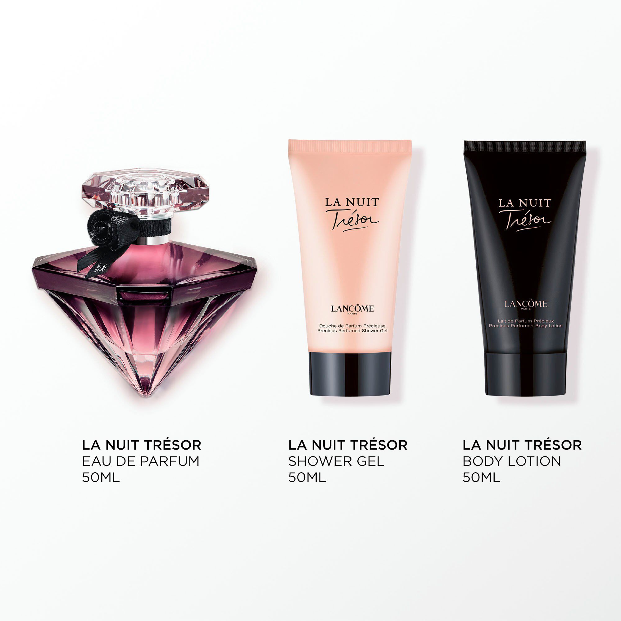 Coffret Cadeau Femme - Eau de Parfum La nuit Tresor 50ml
