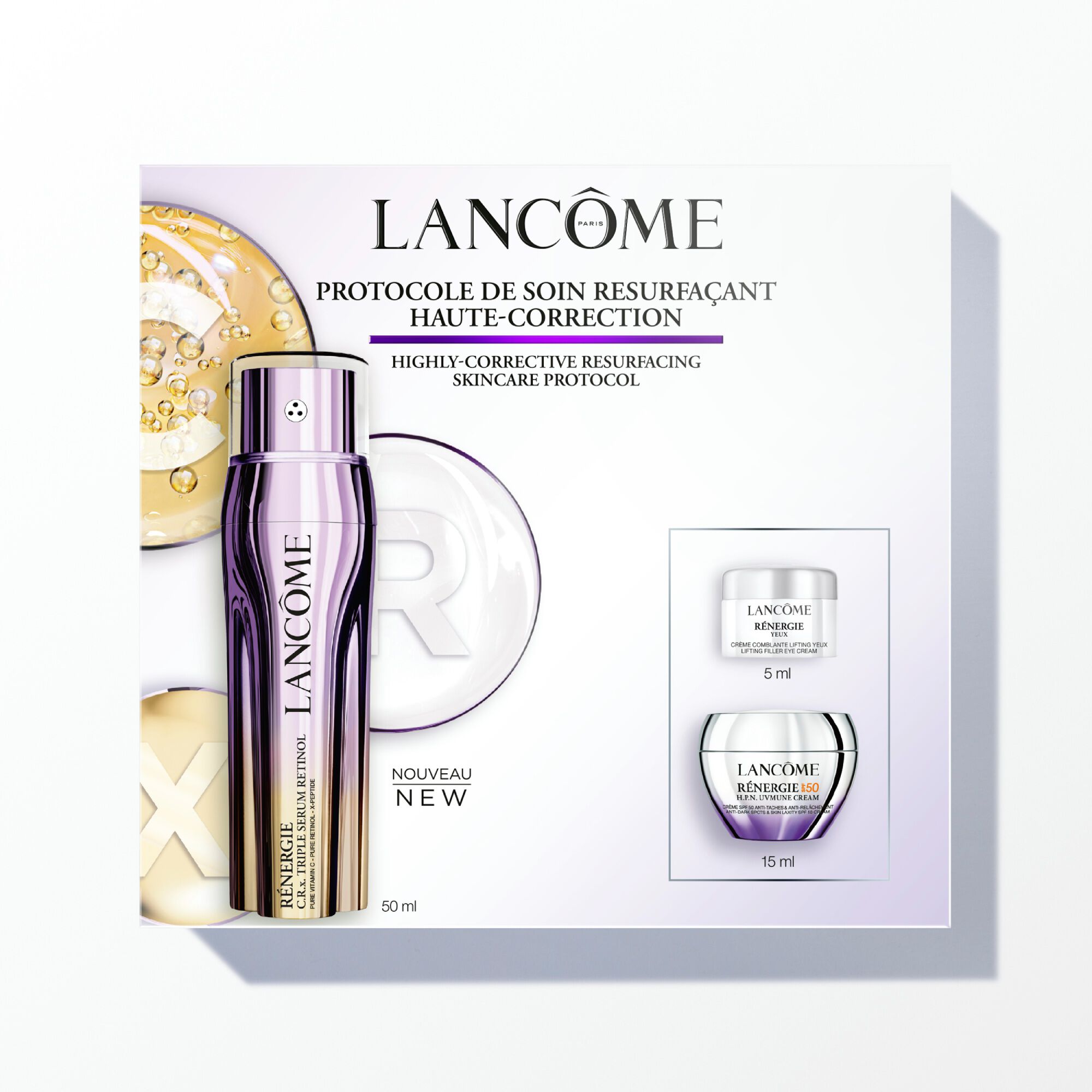 Lancome Renergie Coffret C.R.x. Triple Serum Retinol 50ml