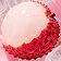Visuel des ingredients - recadrage sur les litchis