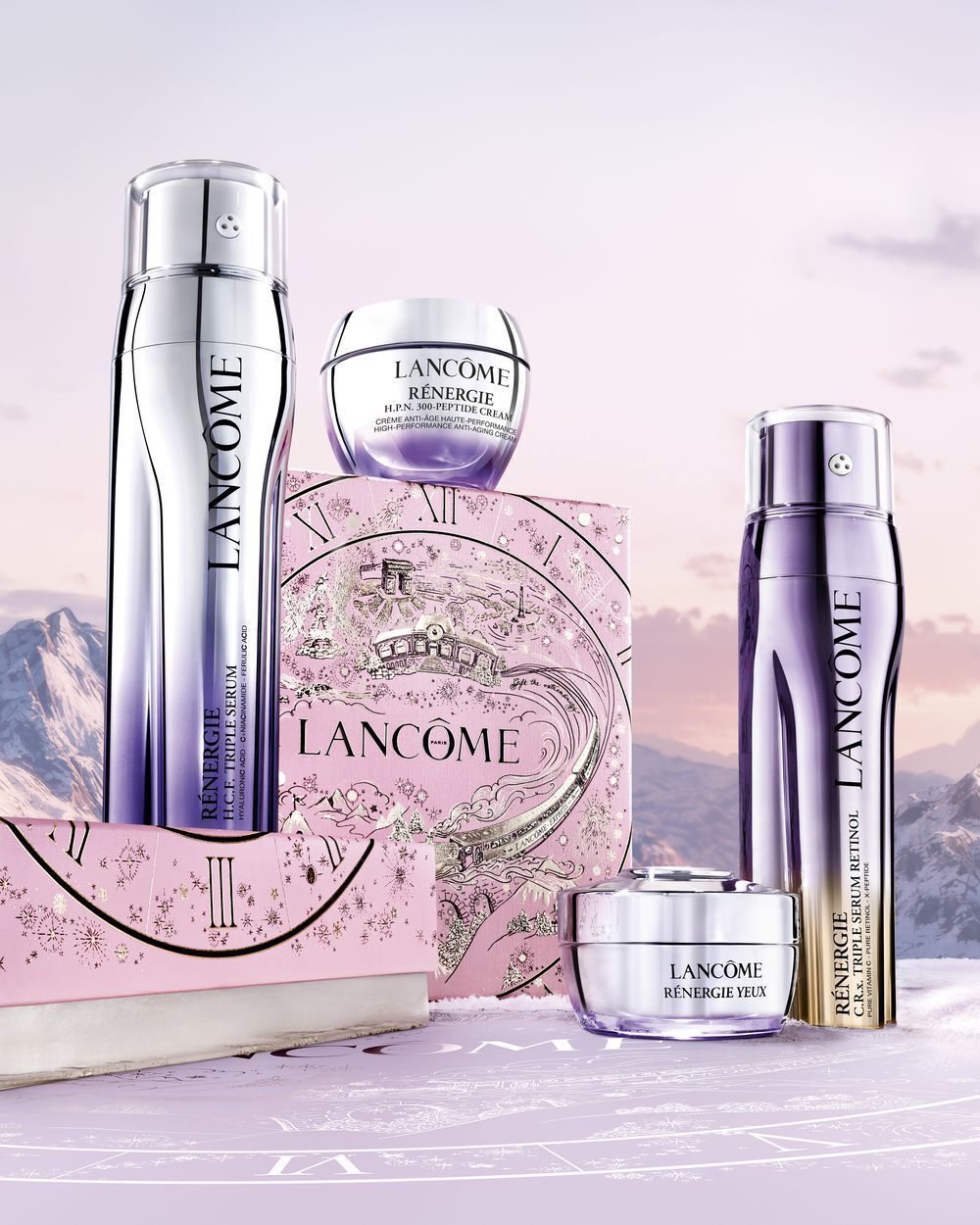 Coffret Noël Soin Anti-Âge Triple Sérum Rénergie Lancôme Soin