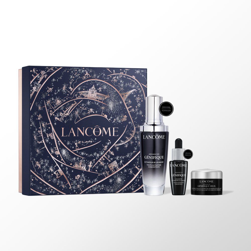 ADVANCED GÉNIFIQUE SERUM 50ML SKINCARE SET | Gift Set Holiday Limited  Edition 2024 | Lancôme