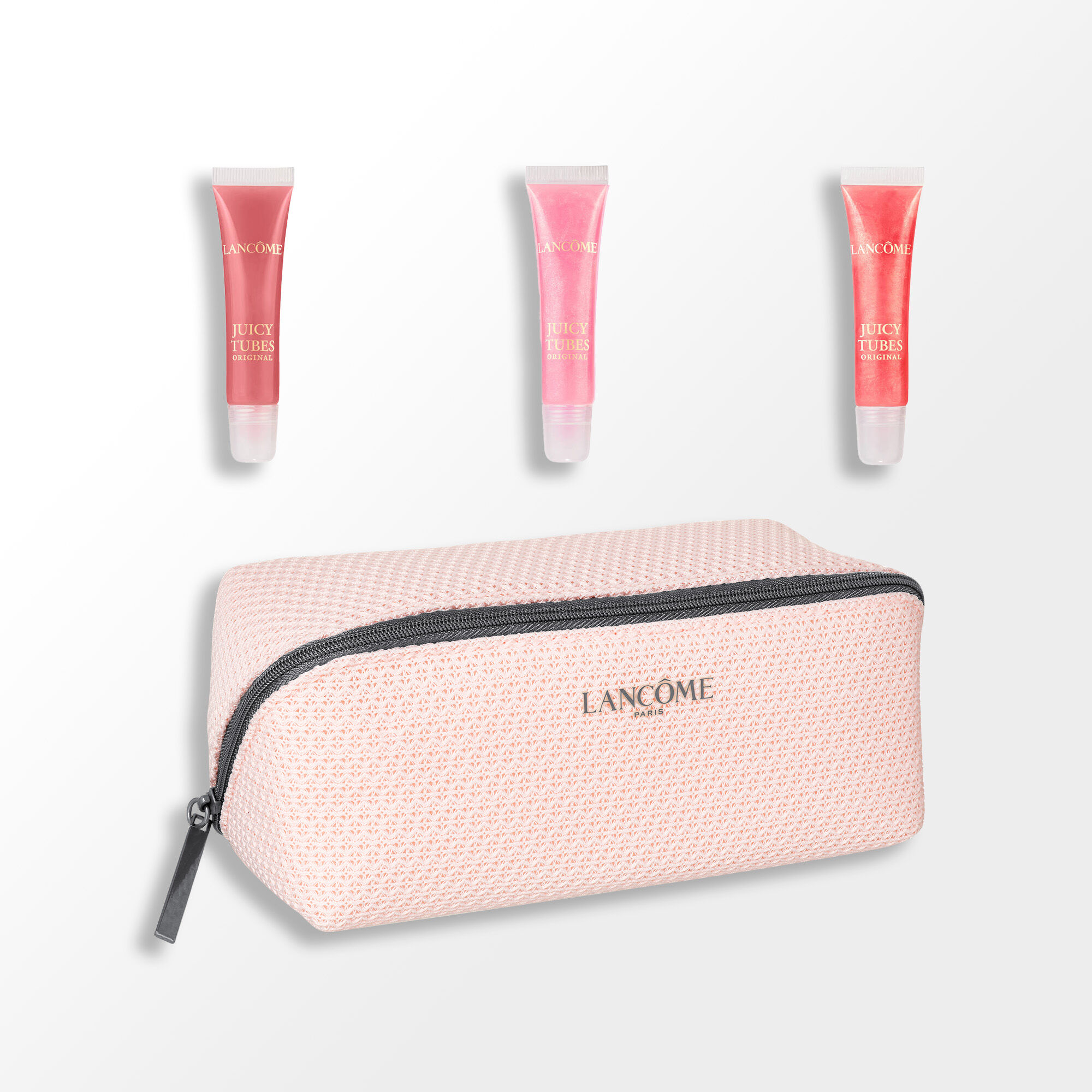 TRIO ESSENTIEL JUICY TUBES + TROUSSE LANCOME