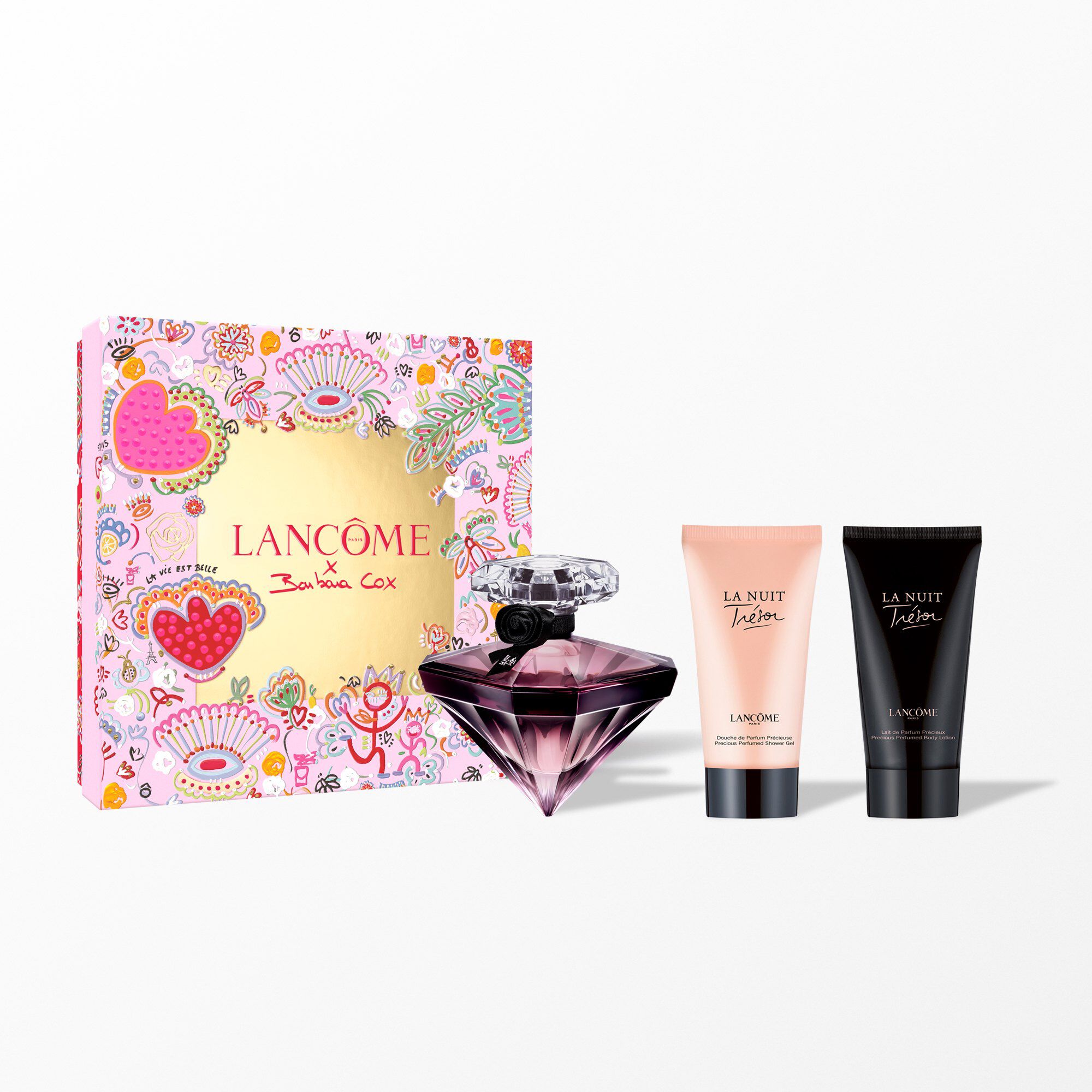 Coffret Cadeau Lancome La Nuit Tresor Eau de Parfum 50ml + Gel Douche 50ml+ Lait Corps 50ml