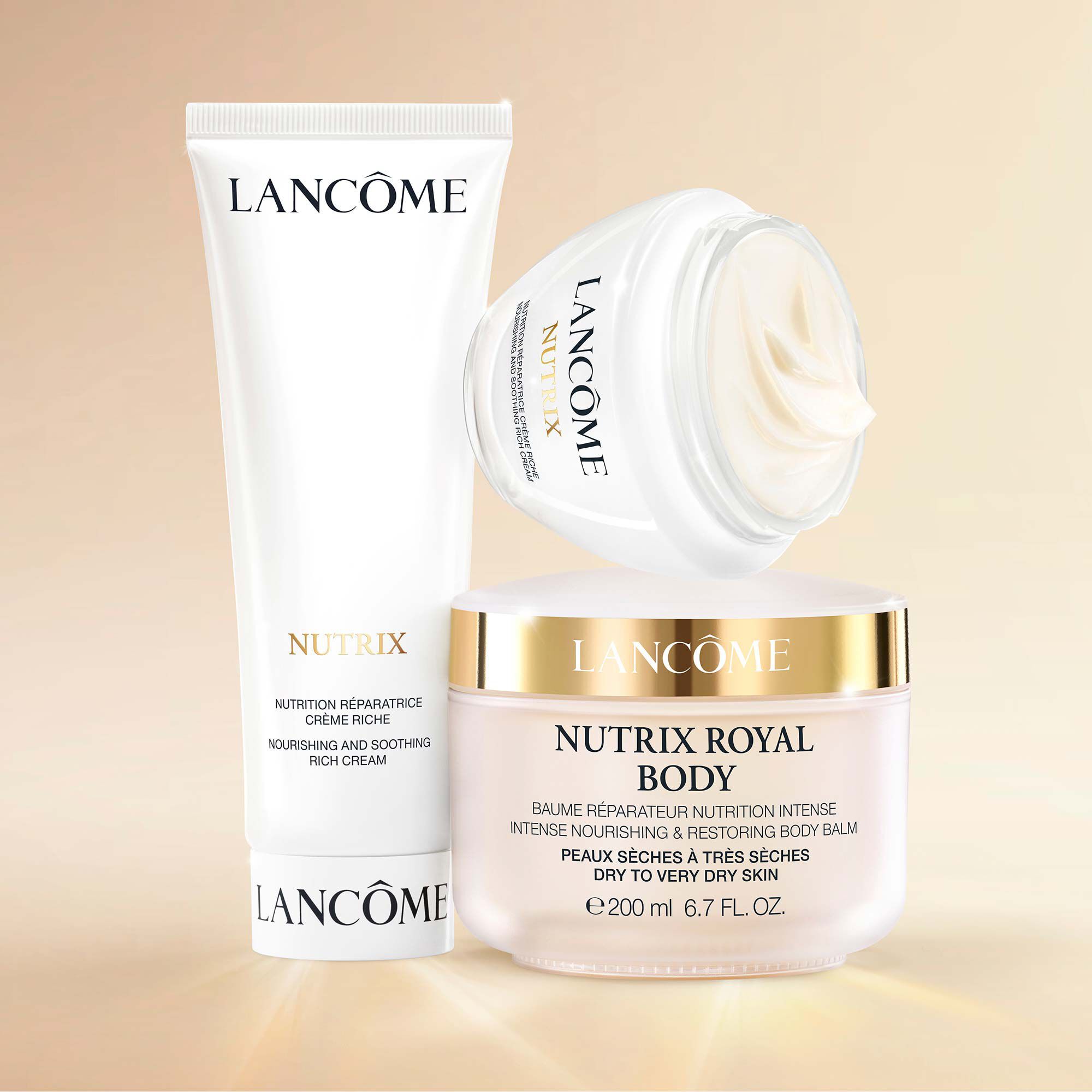 Cross-sell asset of Lancome's Nutrix range