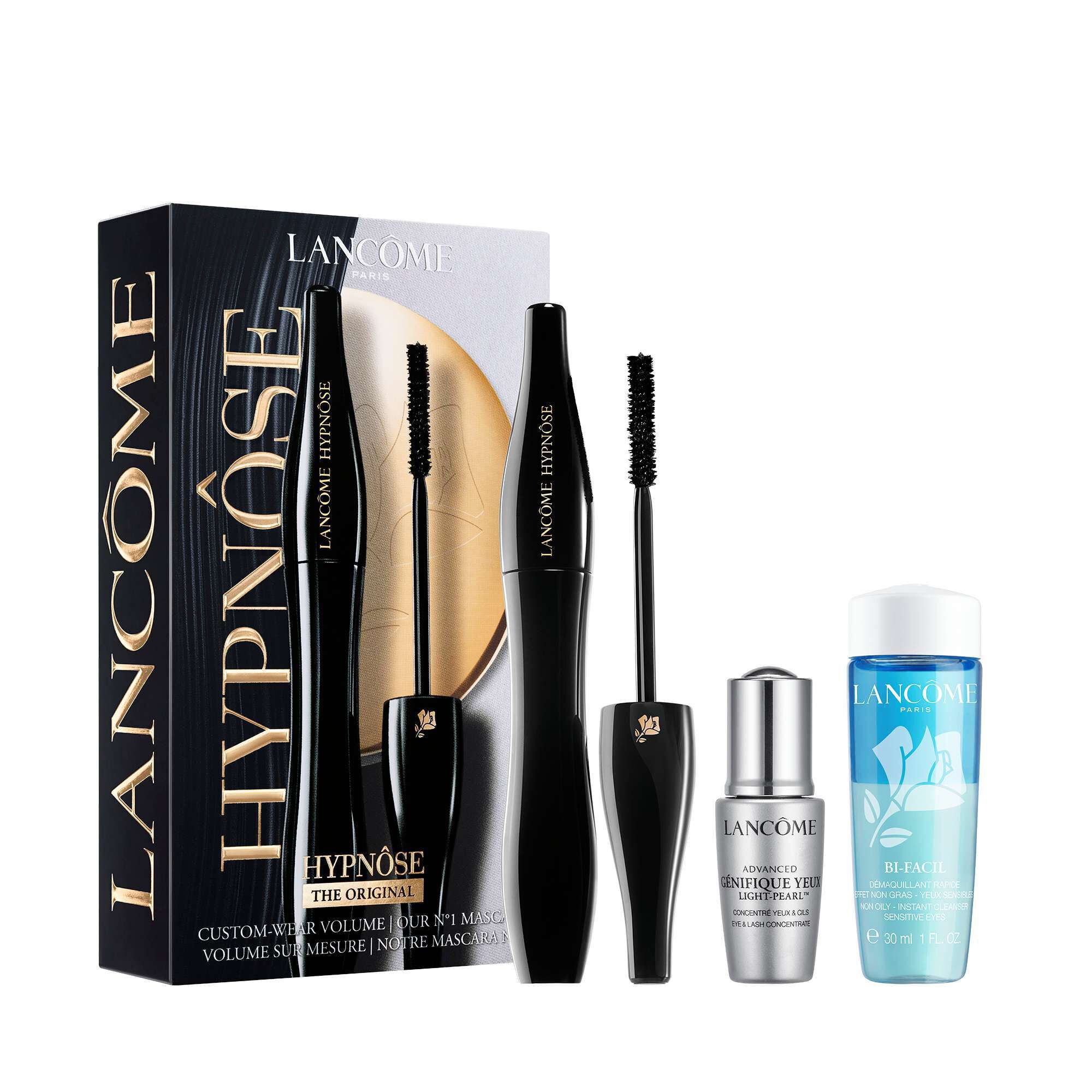 COFFRET MASCARA HYPNOSE, GENIFIQUE YEUX LIGHT-PEARL & BI-FACIL