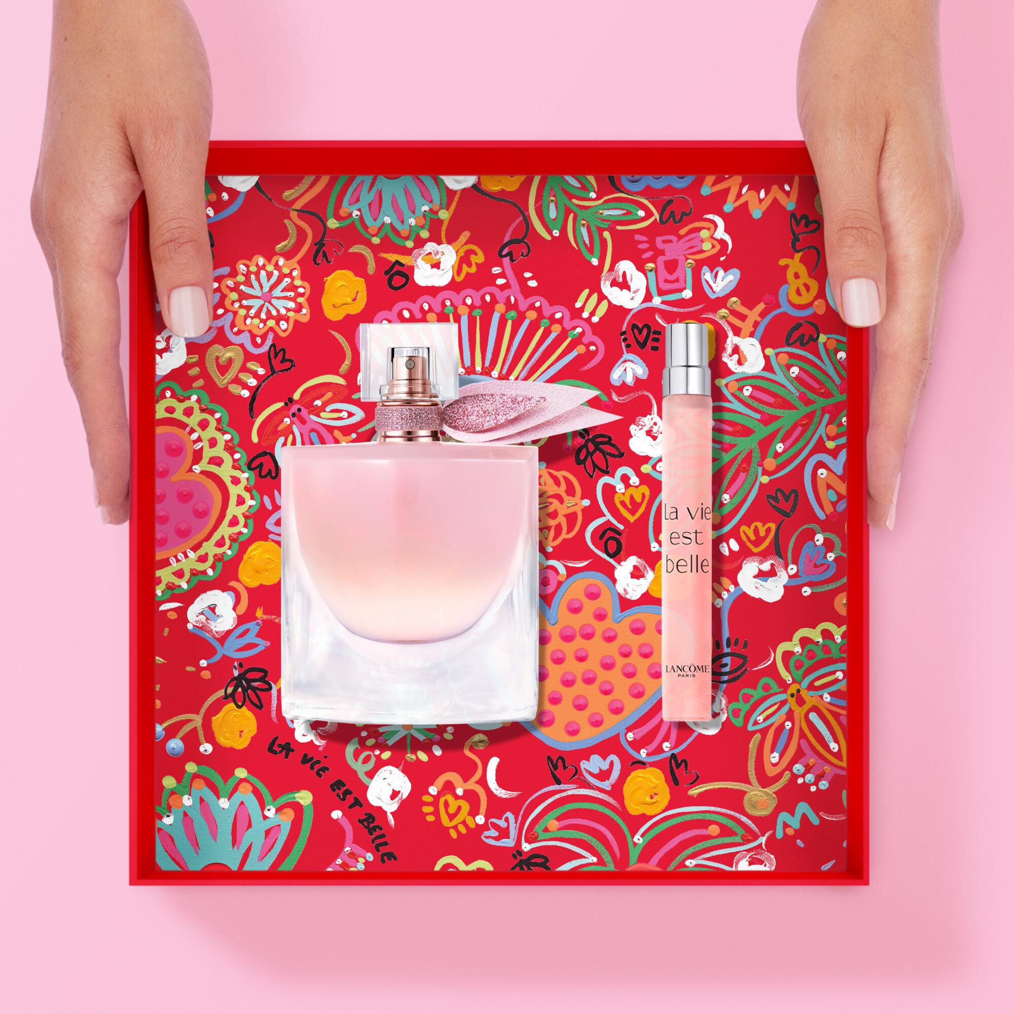 Coffret Cadeau Lancome La Vie Est Belle Vanille Nude Eau de Parfum 50ml + Format Voyage 10ml