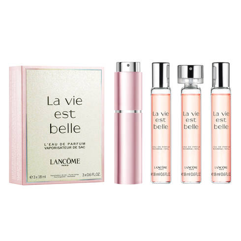 La vie est belle Vaporisateur de Sac + 3 recharges 18ml 3 x 18ml Lancôme