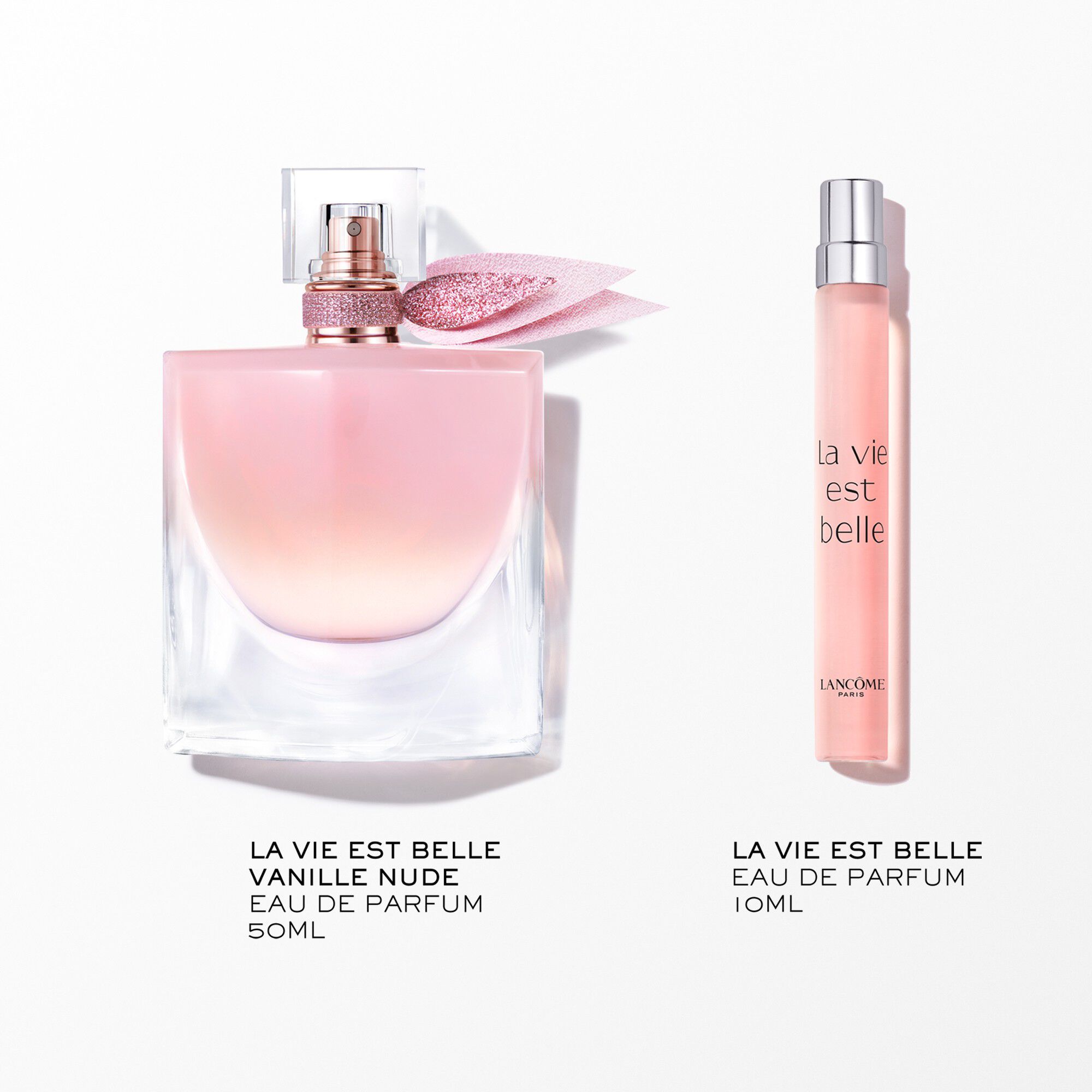 Coffret Cadeau Lancome La Vie Est Belle Vanille Nude Eau de Parfum 50ml + Format Voyage 10ml