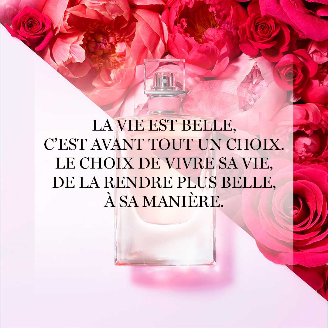 La vie est belle en rose eau shop de toilette