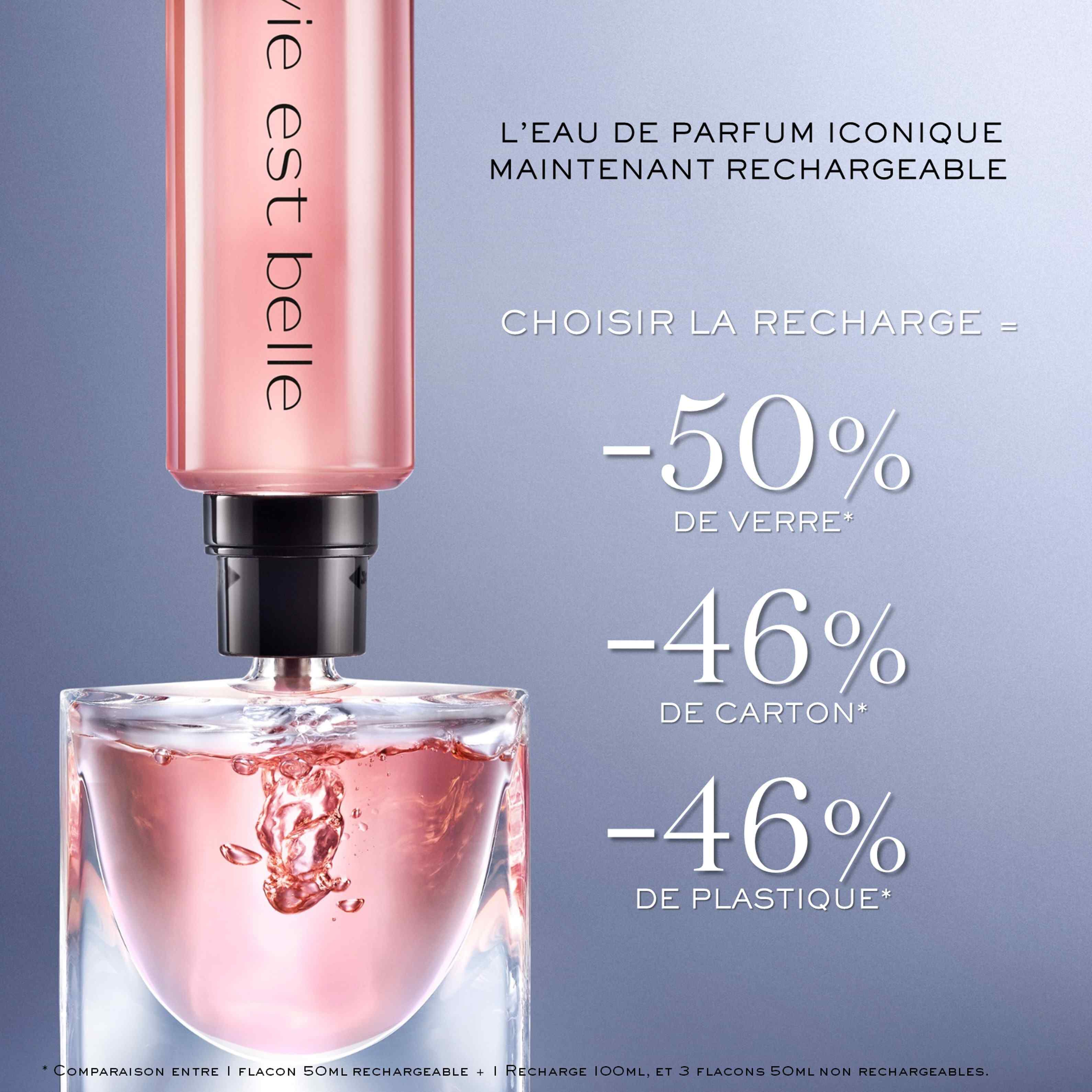 La Vie est Belle Eau de Parfum Rechargeable 50 ml Lanc me
