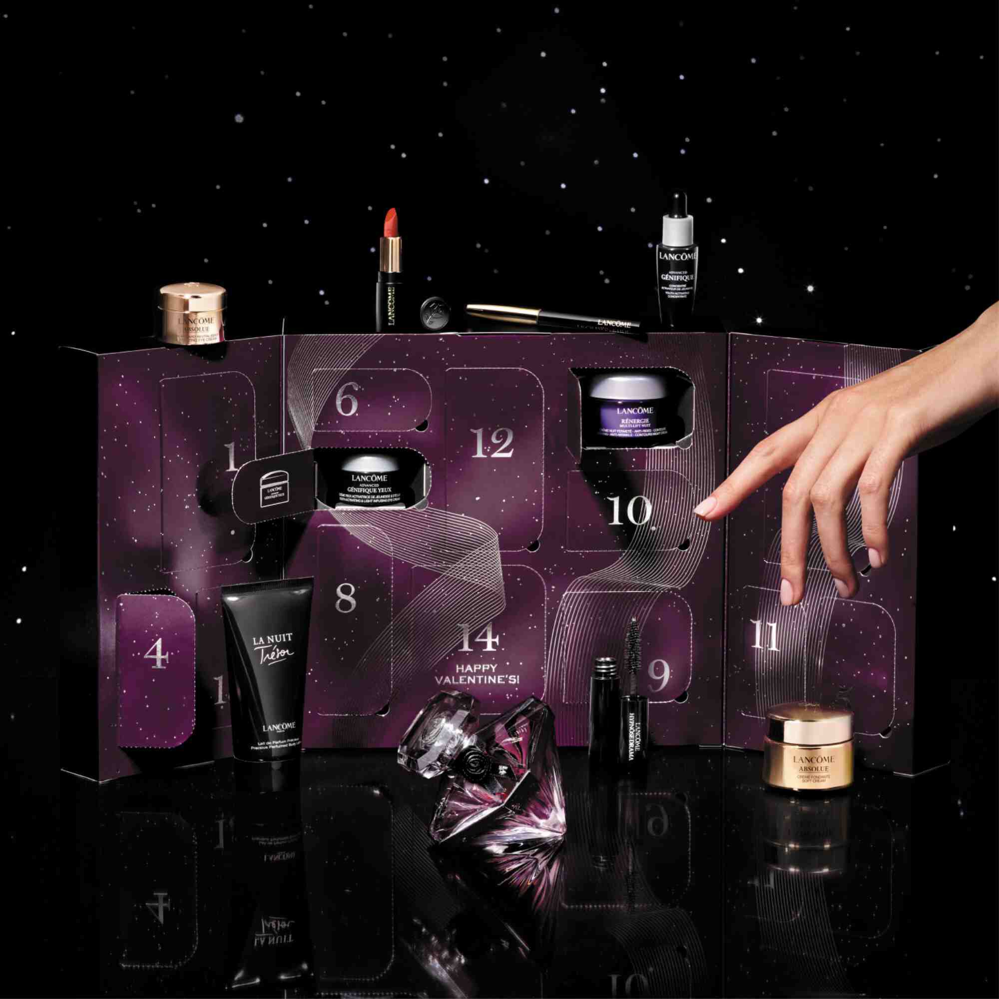 La nuit tresor dentelle de sale roses the love calendar