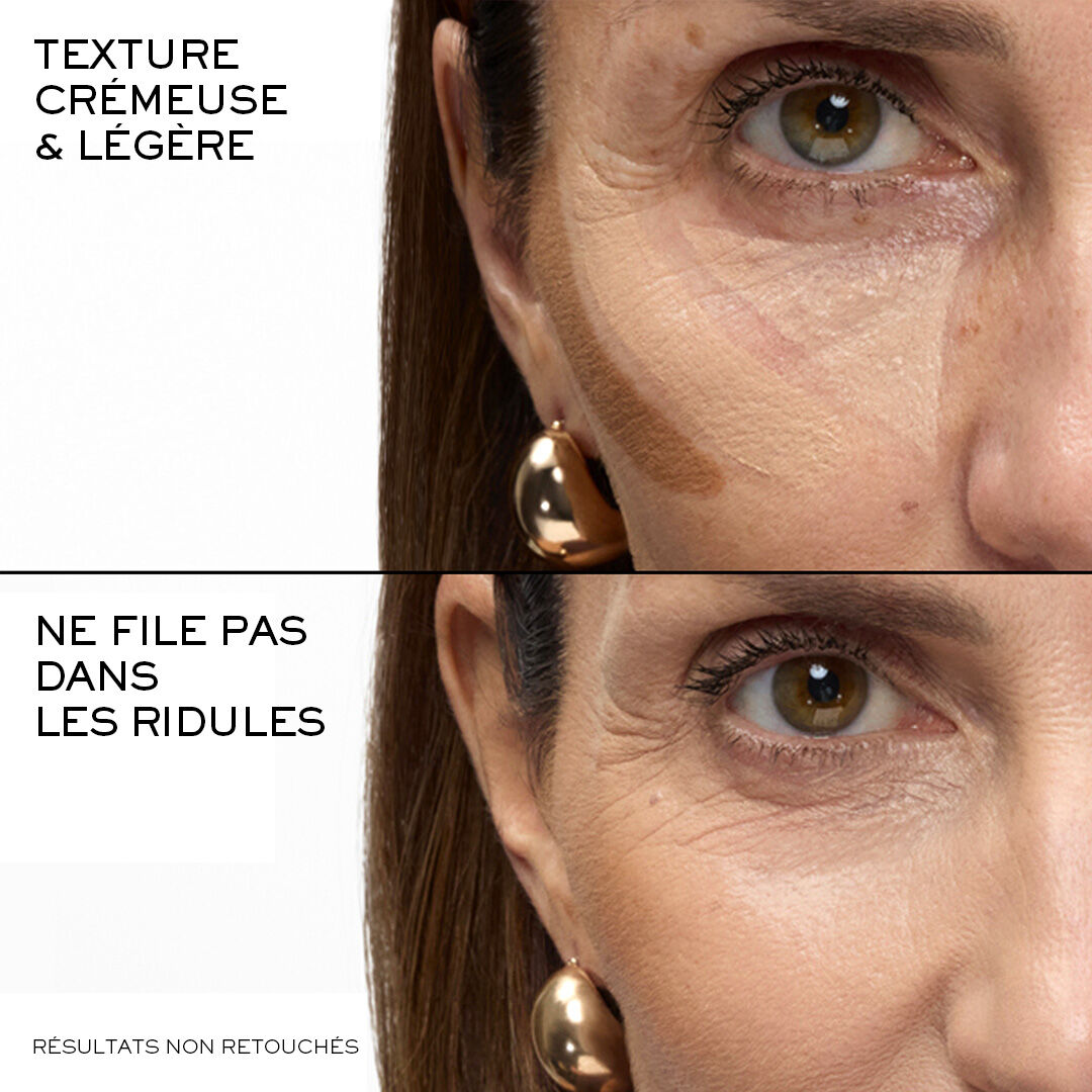 Il ne se stabilisera pas en ridules fines. Resiste aux plis et au squiffement toute la journee
