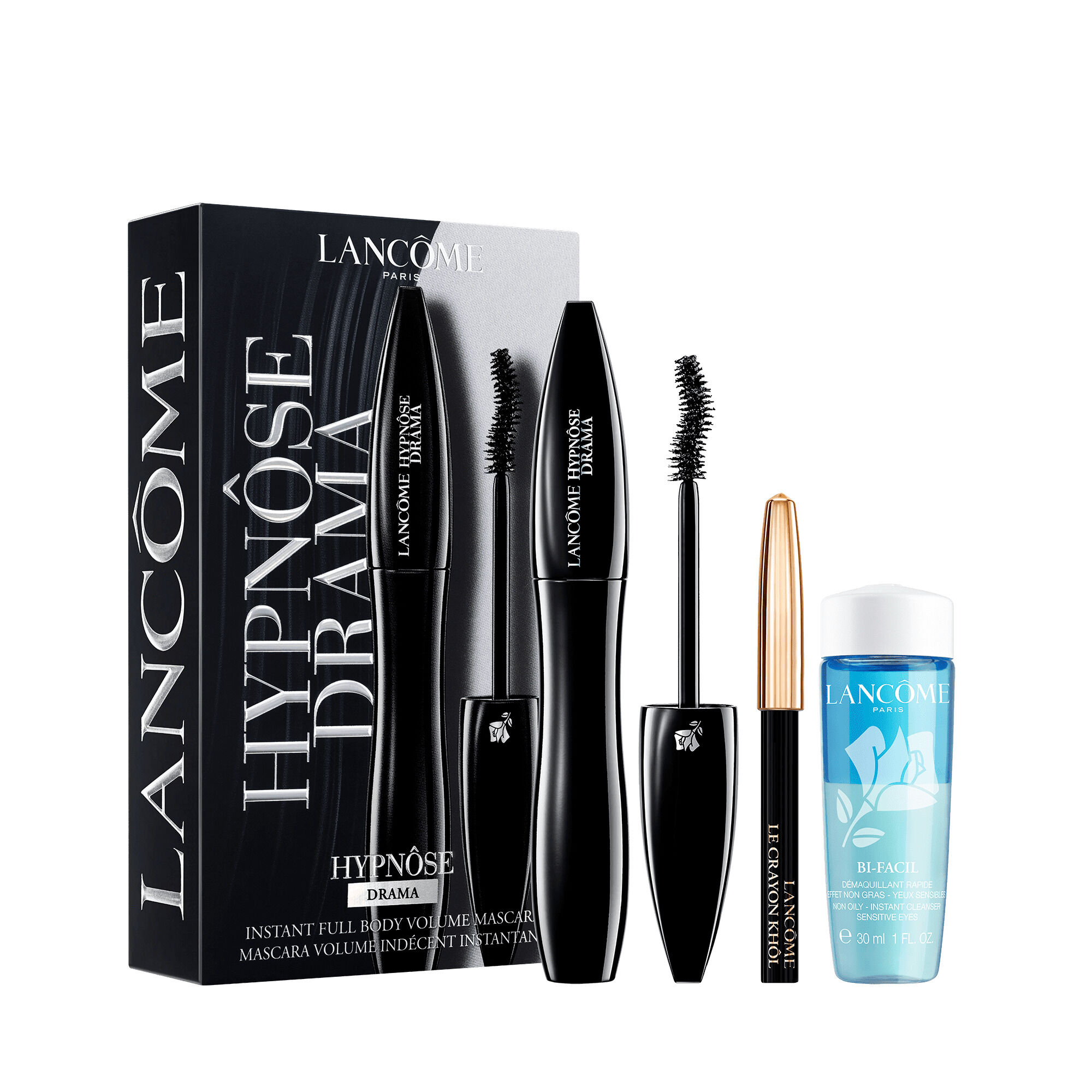 COFFRET - MASCARA HYPNÔSE DRAMA, LE CRAYON KHÔL & BI-FACIL | LANCÔME