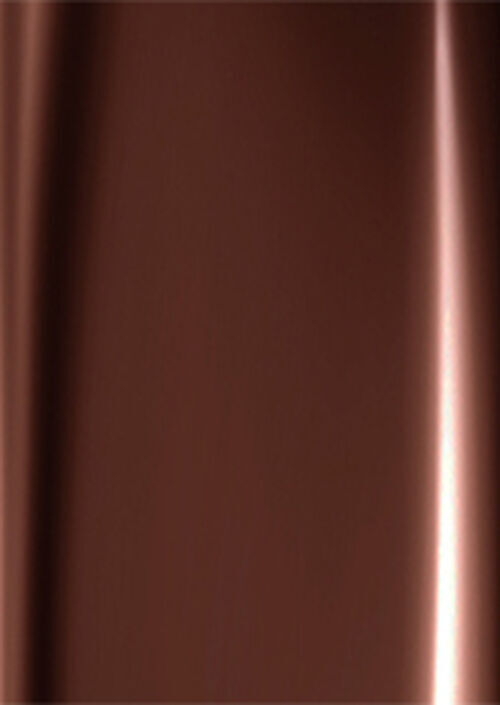 A smooth, glossy surface with a rich, dark brown color and subtle highlights.