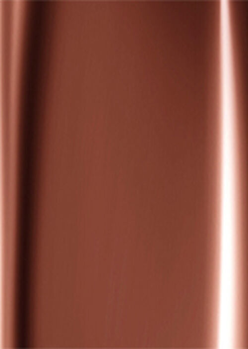 A smooth, reflective surface in a warm copper color.