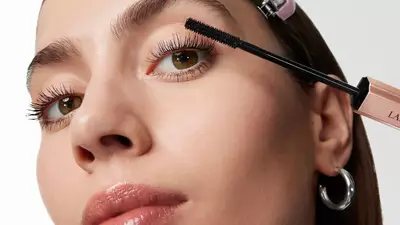 Visuels beaute de mascara pour Lancome