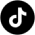 Icone de TikTok sur fond noir.