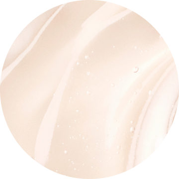 Texture douce et elegante, melange de nuances creme et beige avec des reflets lumineux et quelques gouttes d'eau.